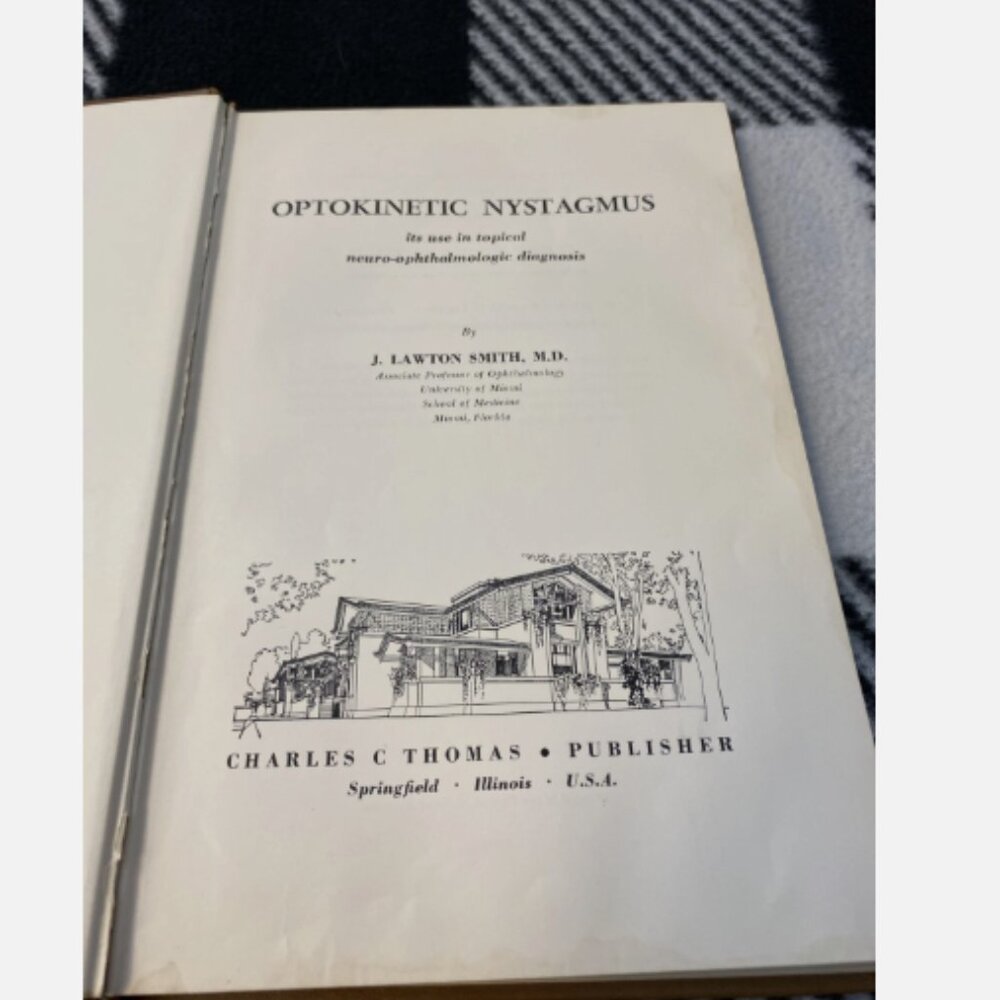 Optokinetic Nystagmus Smith Thomas First Edition #546